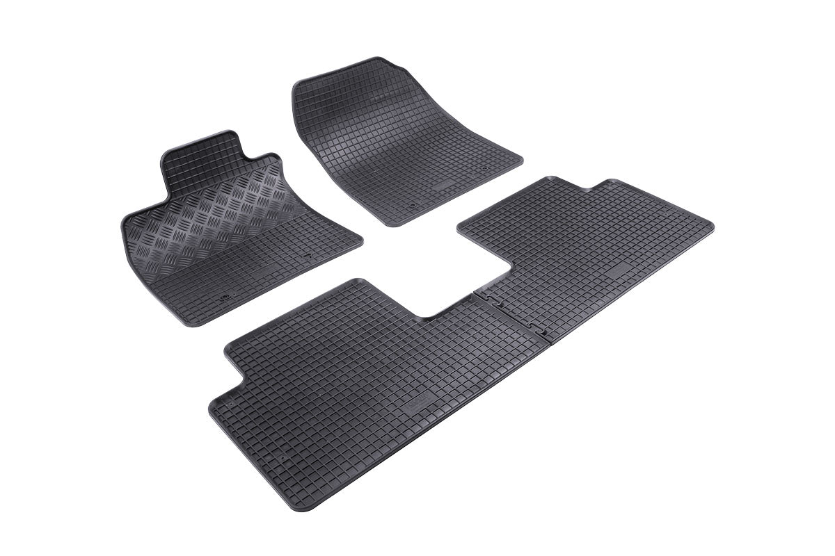 Rubber automatten voor Toyota Avensis (T270) (2009-2018) - Rubber - 4-delig - Complete set