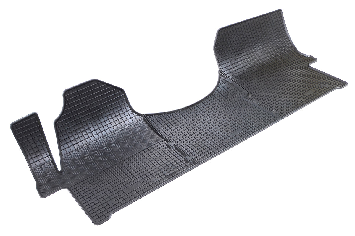 Rubber automatten voor Mercedes Sprinter (NCV3/W906) (2006-2018), Volkswagen Crafter (2006-2016) - Rubber - 3-delig - Alleen voor