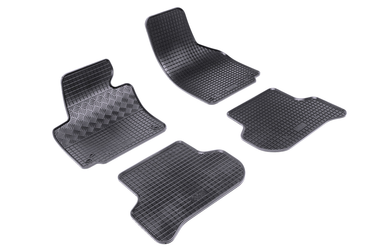 Rubber automatten voor Seat Altea (2004-2015), Seat Altea XL (2006-2015), Seat Toledo (2004-2009) 5P, Volkswagen Golf Plus (2004-2013) 5M - Rubber - 4-delig - Complete set