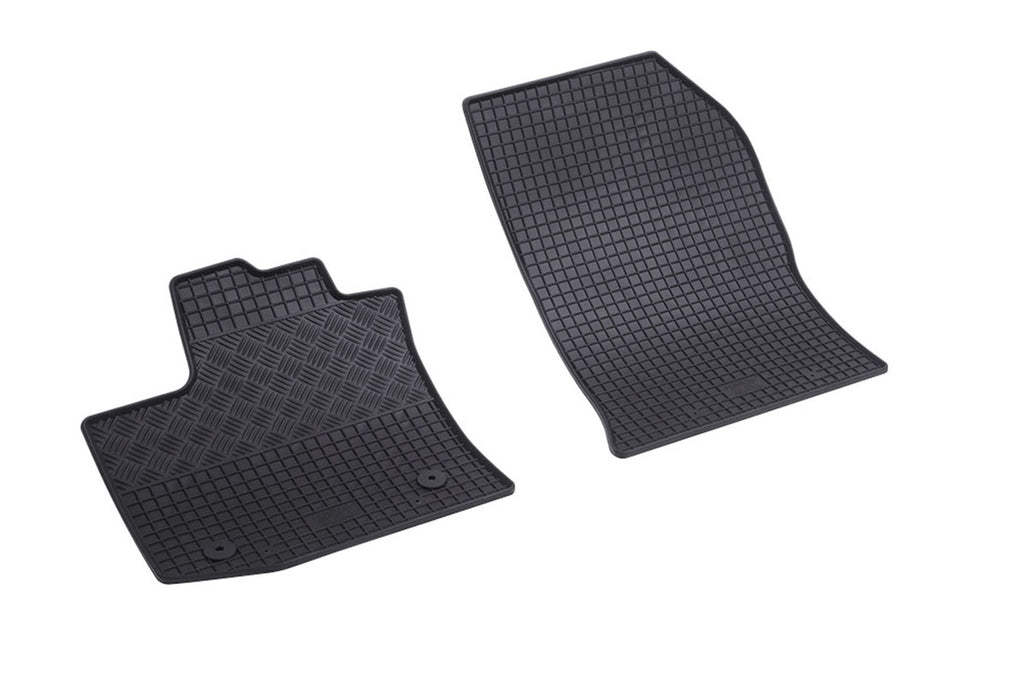 Rubber automatten voor Dacia Dokker (2012-heden) - Rubber - 2-delig - Complete set