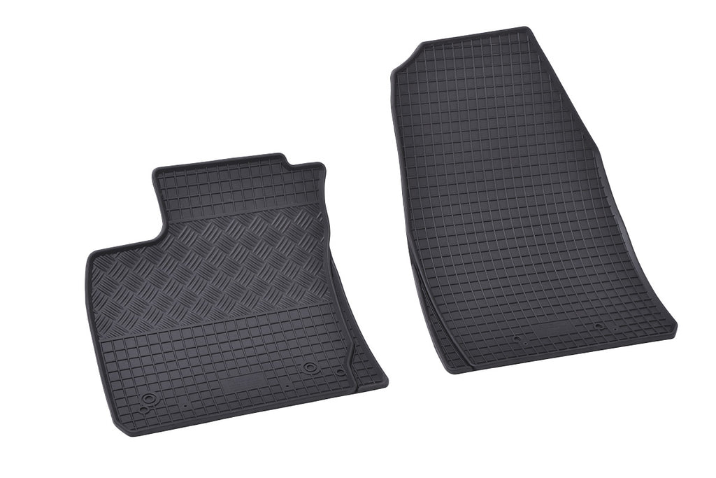 Rubber automatten voor Ford Transit Courier (2-zits) (2014-2023) - Rubber - 2-delig -