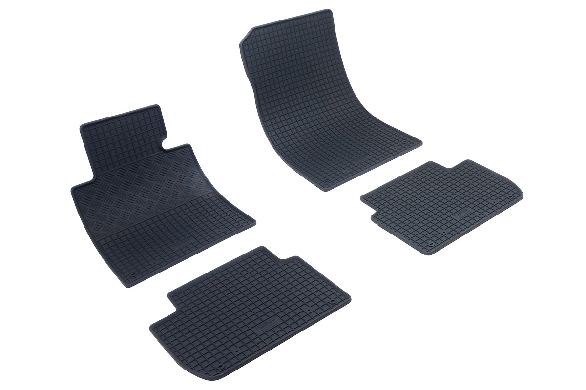 Rubber automatten voor BMW 3 Serie Sedan en Touring (E46) (1998-2005) - Rubber - 4-delig - Complete set