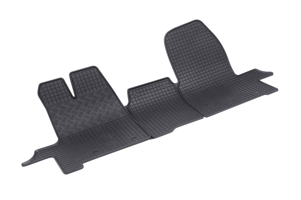 Rubber automatten voor Ford Transit (3-zits) (2013-2020), Ford Transit (3-zits) (2020-heden)
