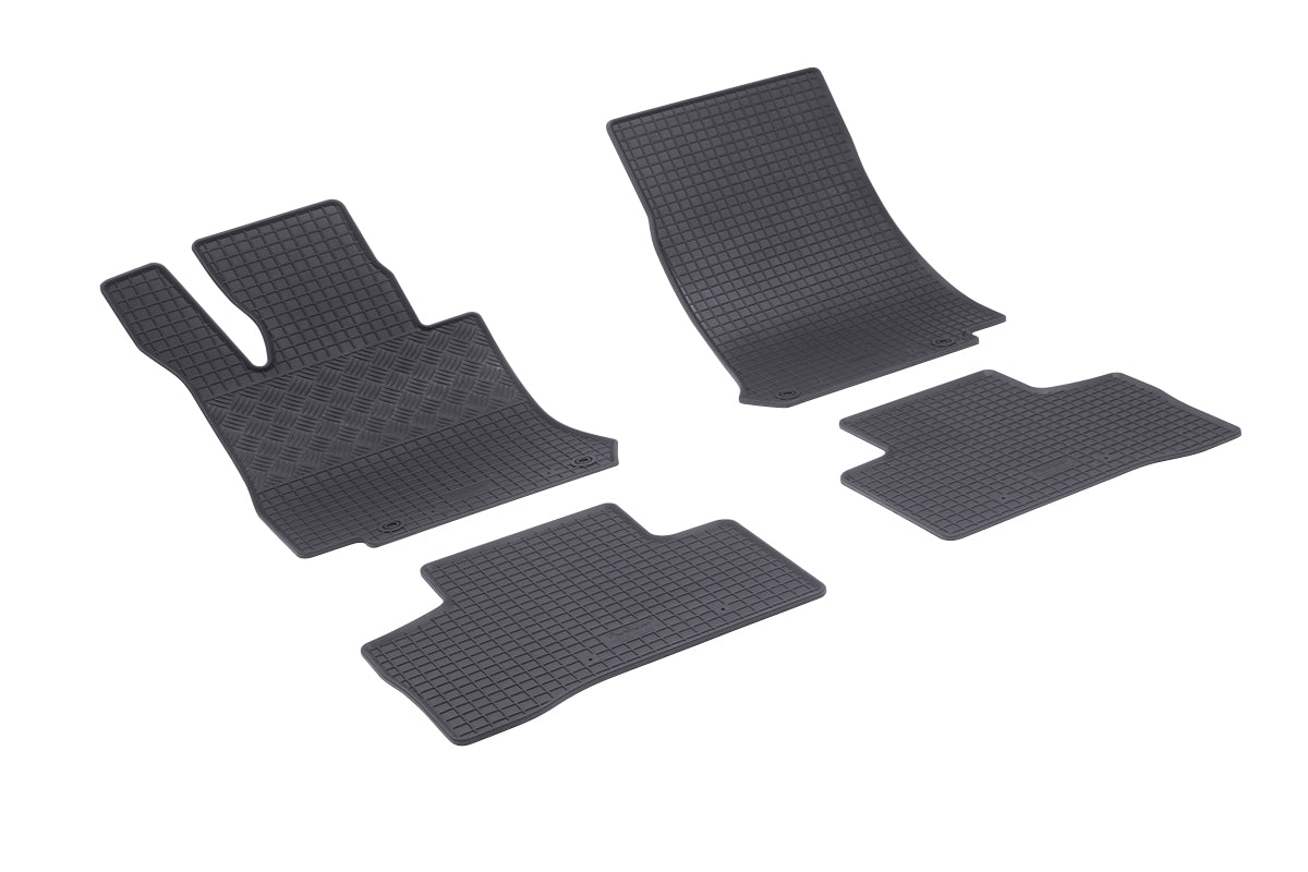 Automatten voor Mercedes EQC (N293), GLC-Klasse (X253), GLC 350e 4MATIC (X253), GLC Coupé (C253) (vanaf 2015) - 4-delig - Rubber