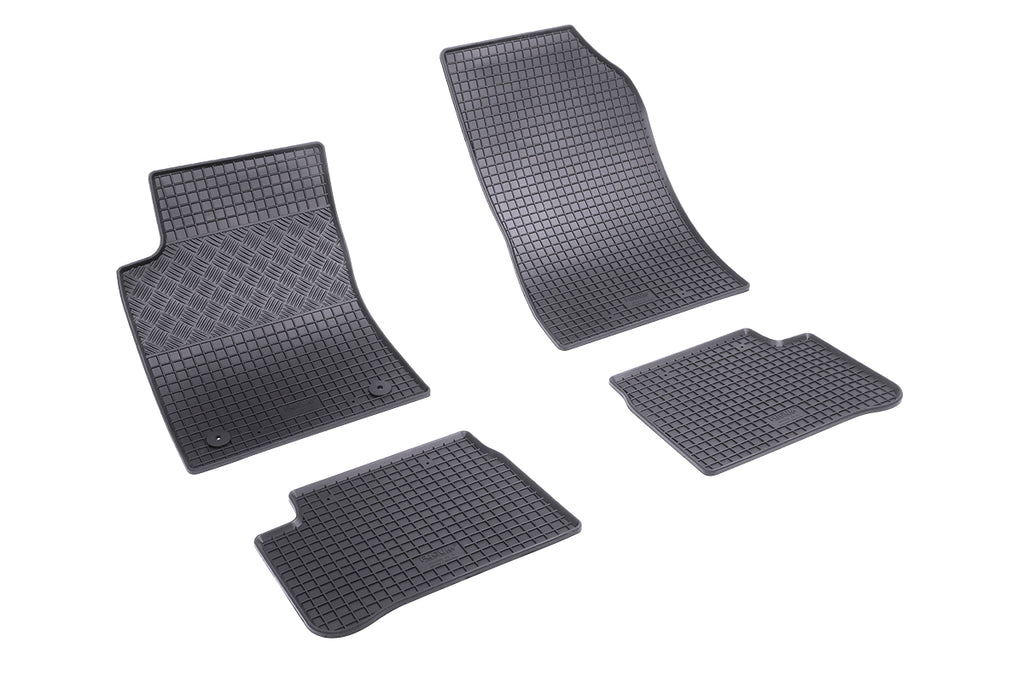 Rubber automatten voor Citroën C3 (2017-2023), Citroën C3 (2023-heden) - Rubber - 4-delig - Complete set