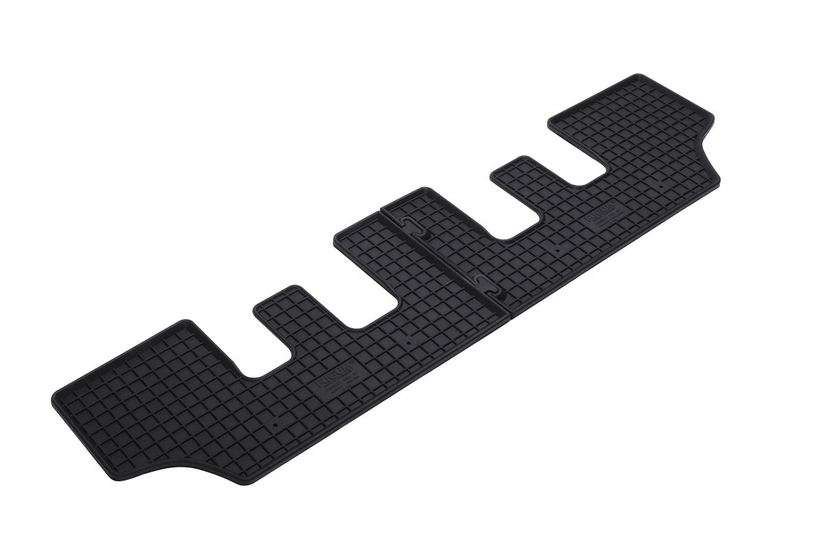 Rubber automatten voor 3e zitrij Peugeot 5008 (2017-heden) - Rubber - 2-delig - Alleen 3e zitrij