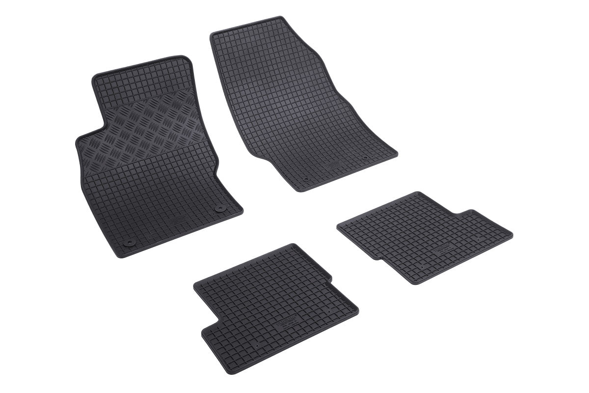 Rubber automatten voor Opel Adam (2013-2019) - Rubber - 4-delig - Complete set