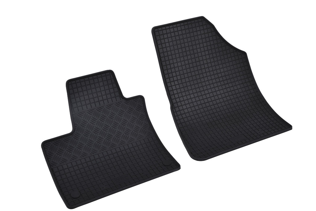 Rubber automatten voor Mercedes Citan en eCitan (W420) (2021-heden), Renault Kangoo (Ook E-Tech Electric) (2021-heden) - Rubber - 2-delig - Alleen voor