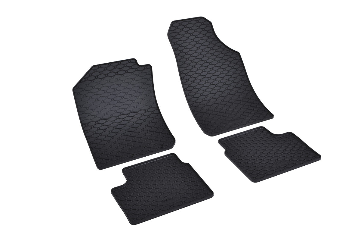 Rubber automatten voor Dacia Spring (2021-heden), Dacia Spring (2024-heden) - Rubber - 4-delig - Complete set
