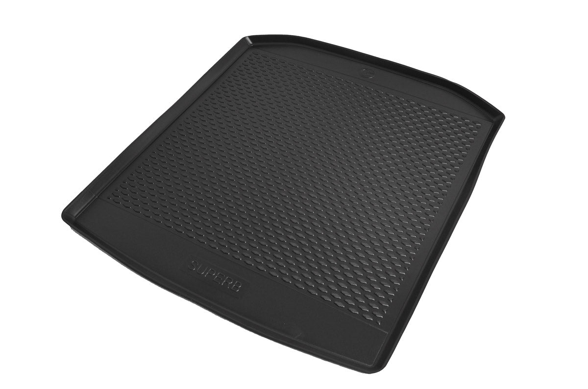 Kofferbakmat voor Skoda Superb 3 Station/Sedan (3V) (2015-2024), lage laadvloer - TPE-Rubber