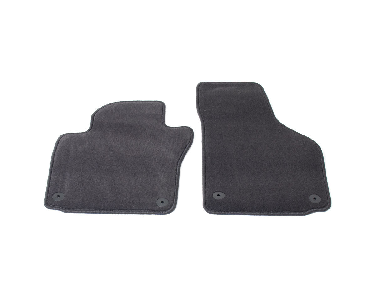 Automatten voor Volkswagen Golf 6 vanaf 2008 - Velours - 2-delig - Voorzijde