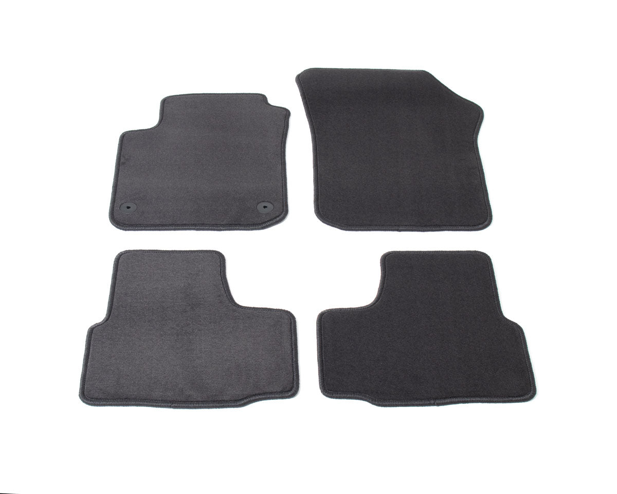 Automatten voor VW up, Seat Mii & Skoda Citigo vanaf 12/2011 - Velours - 4-delig - Complete set