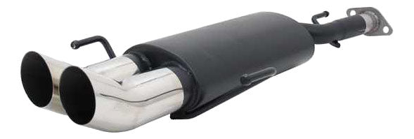 Novus RVS einddemper voor Opel Astra G Hatchback - 2 x 76mm - DTM