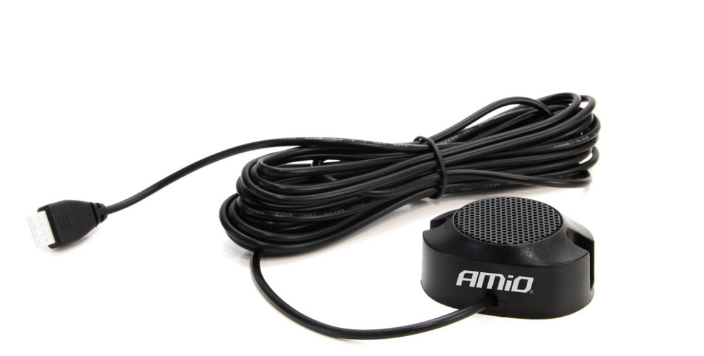 Parkeersensoren / Parkeerhulp met geluid en 8 sensoren - Zwart