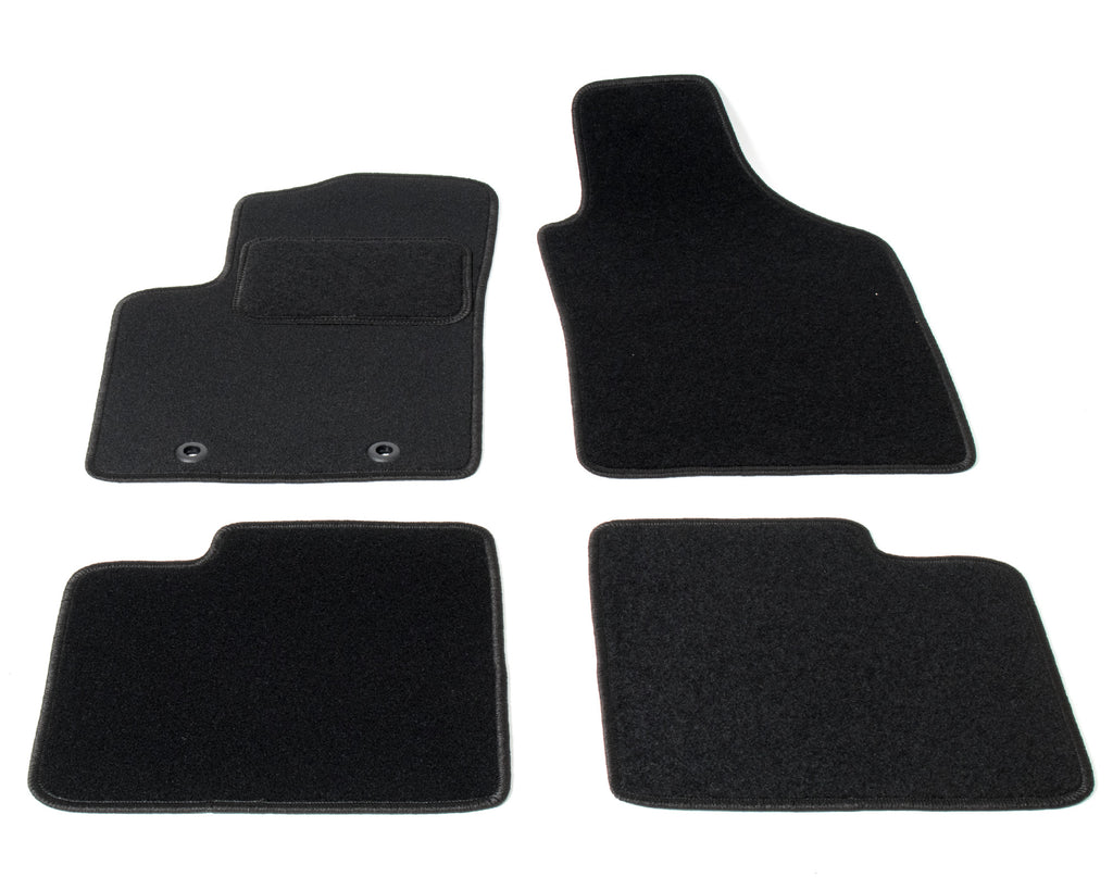 Automatten voor Fiat 500 (2007-06.2012), niet voor de facelift modellen - Naaldvilt - 4-delig - Complete set