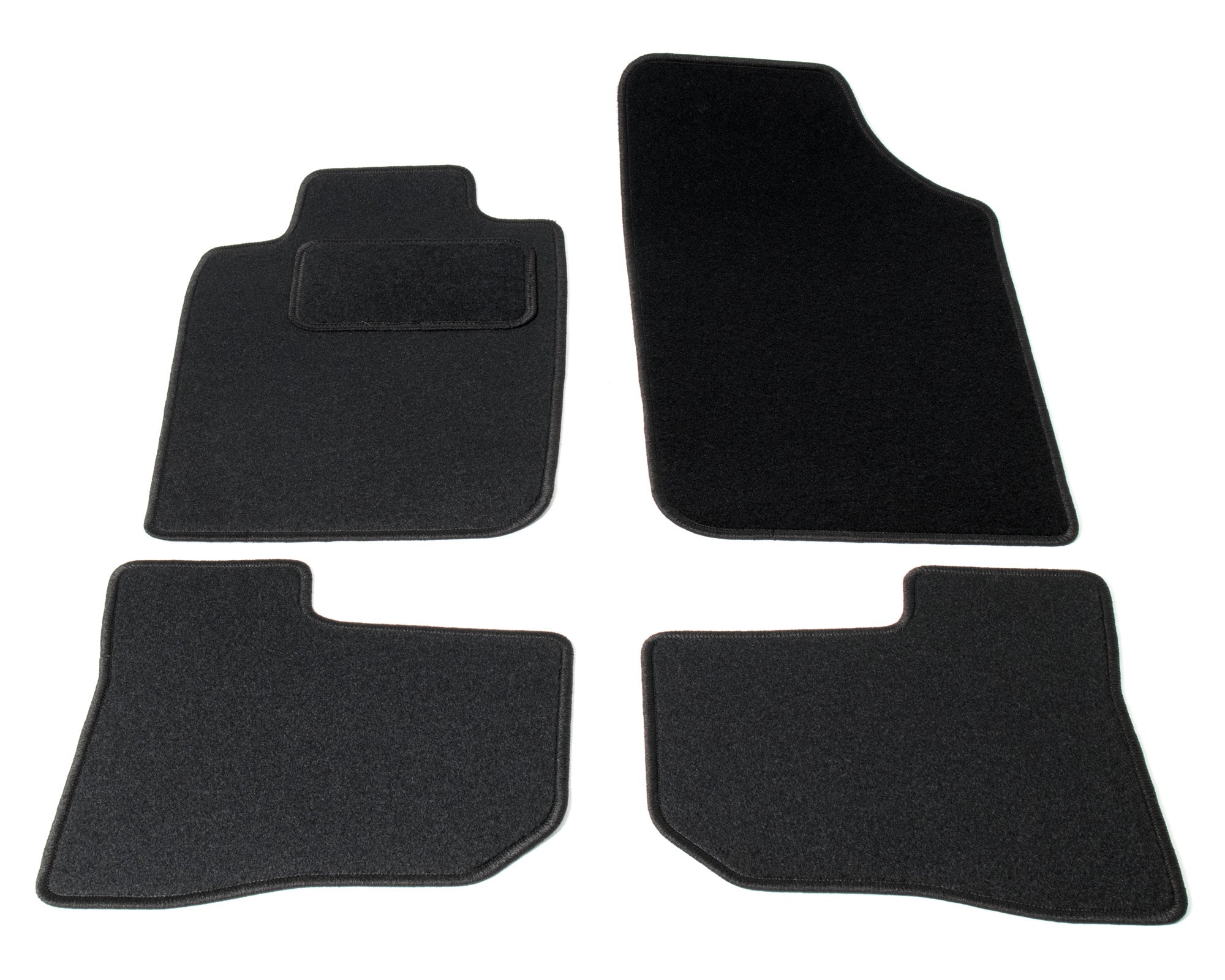 Automatten voor Peugeot 206 Plus (2009-2012) - Naaldvilt - 4-delig - Complete set