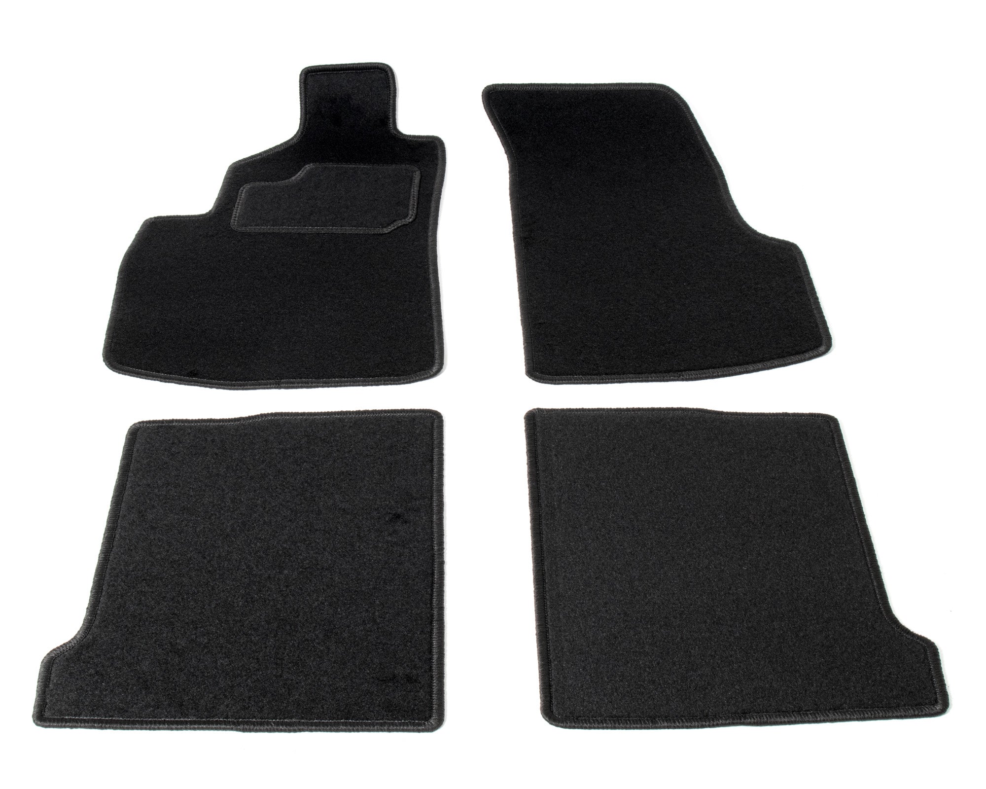 Automatten op maat - zwart stof - Volkswagen Golf 1 Cabrio  1979-1993