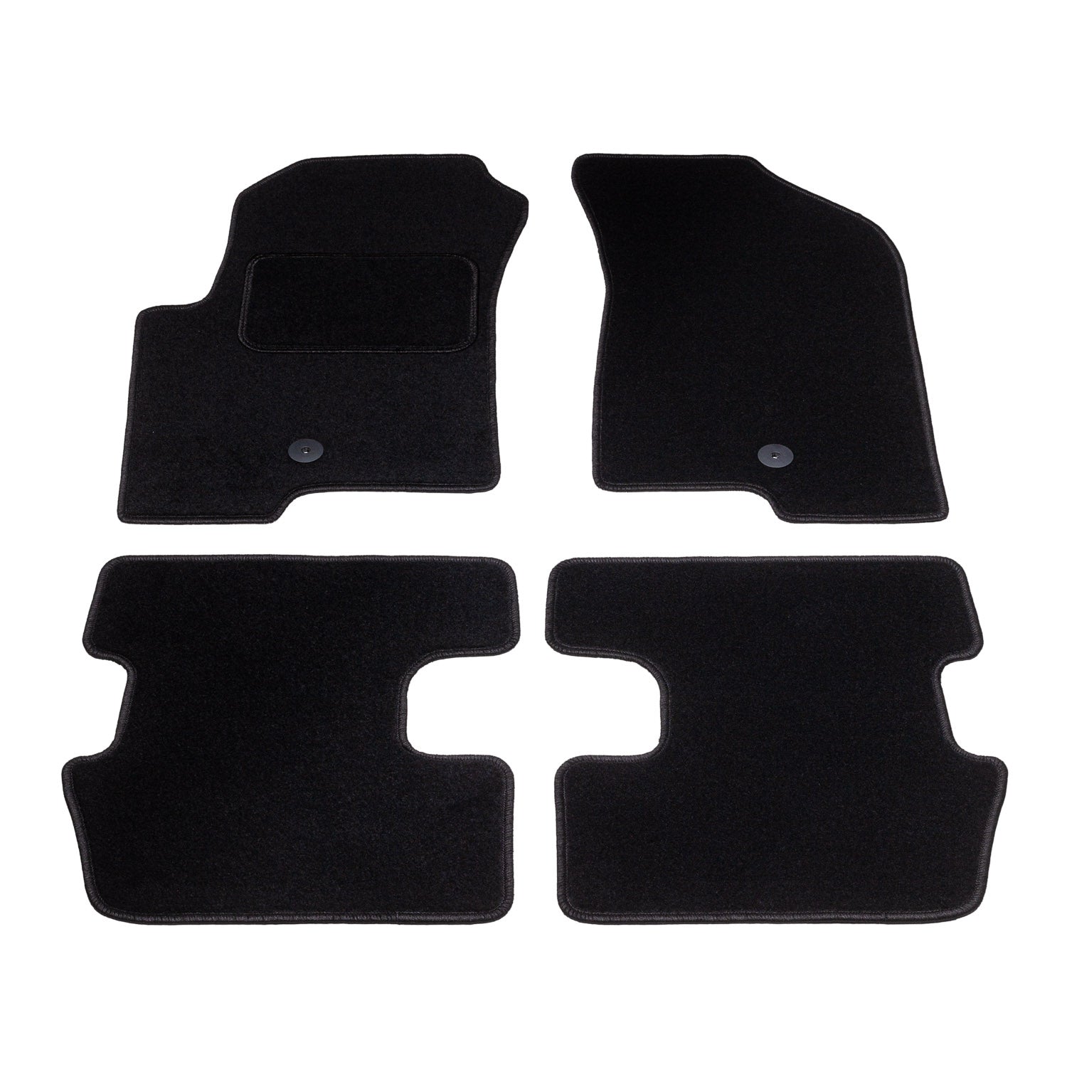 Automatten op maat - zwart stof - Dodge Caliber 2006-2012