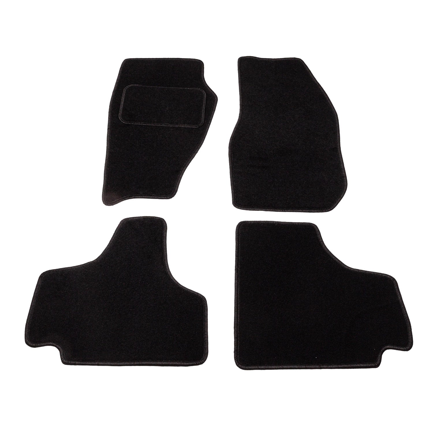 Automatten op maat - zwart stof - Jeep Cherokee (KK) 2008-2014