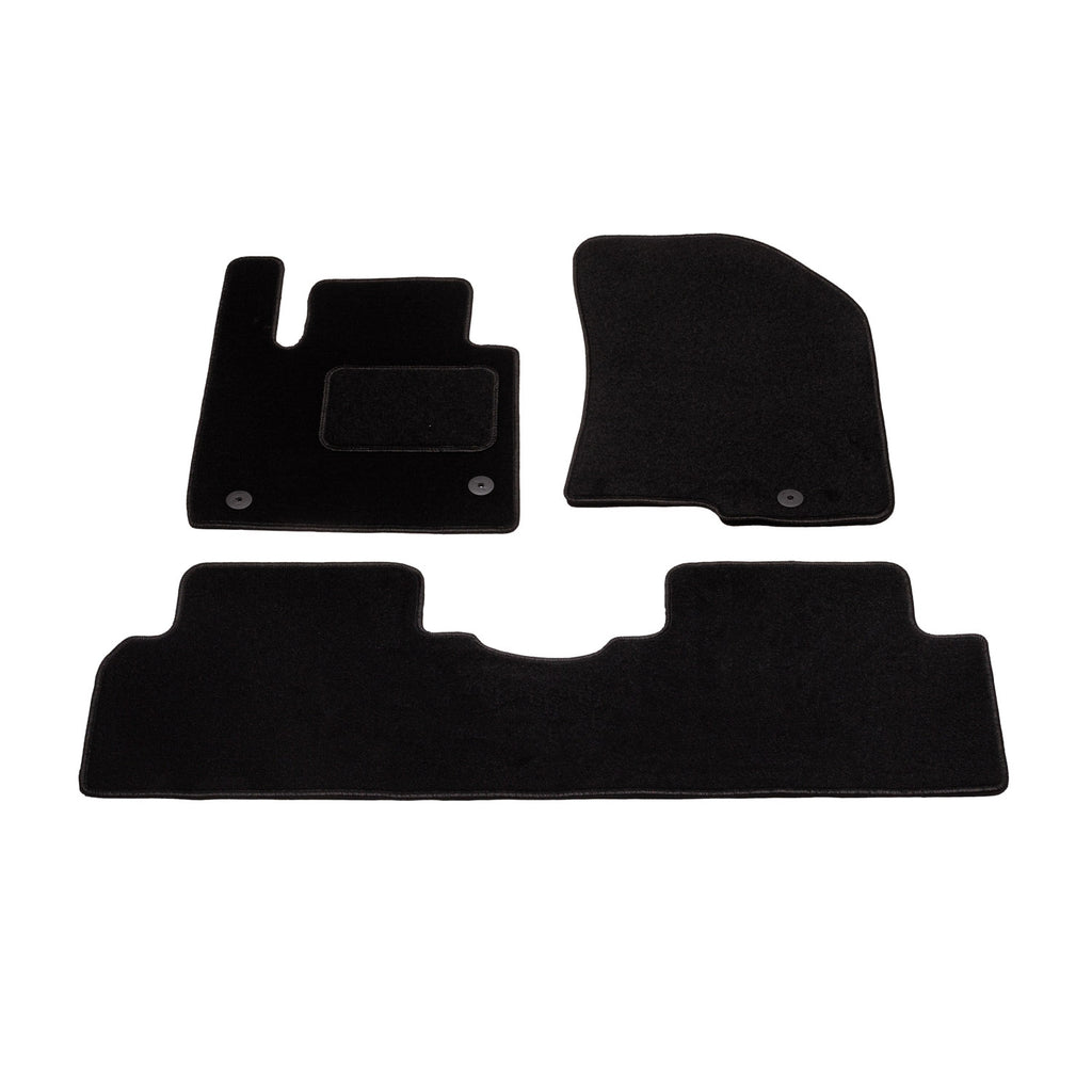 Automatten op maat - zwart stof - Kia Carens 2013-2018