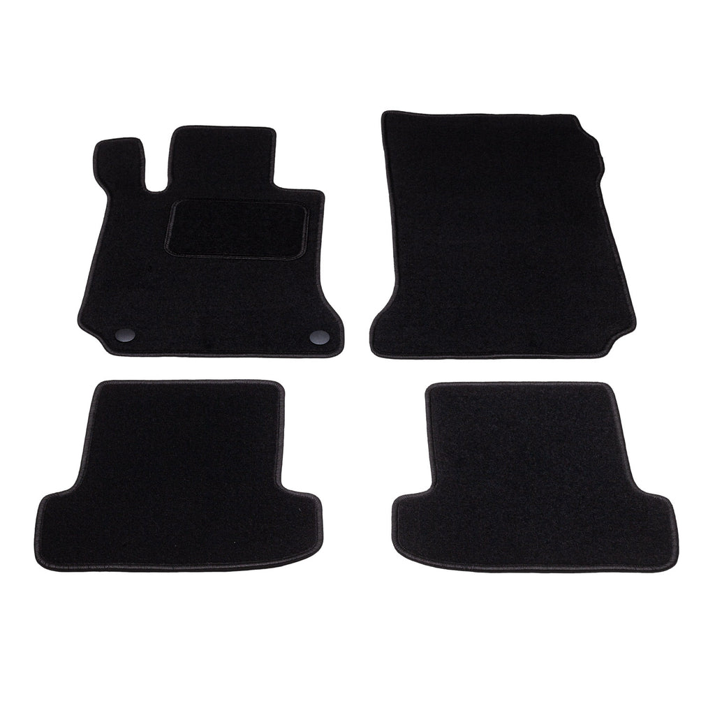 Automatten op maat - zwart stof - Mercedes CLK  W207 2010-2017