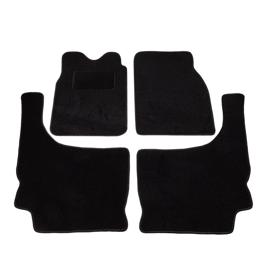 Automatten op maat - zwart stof - Mitsubishi L200 1996-2006