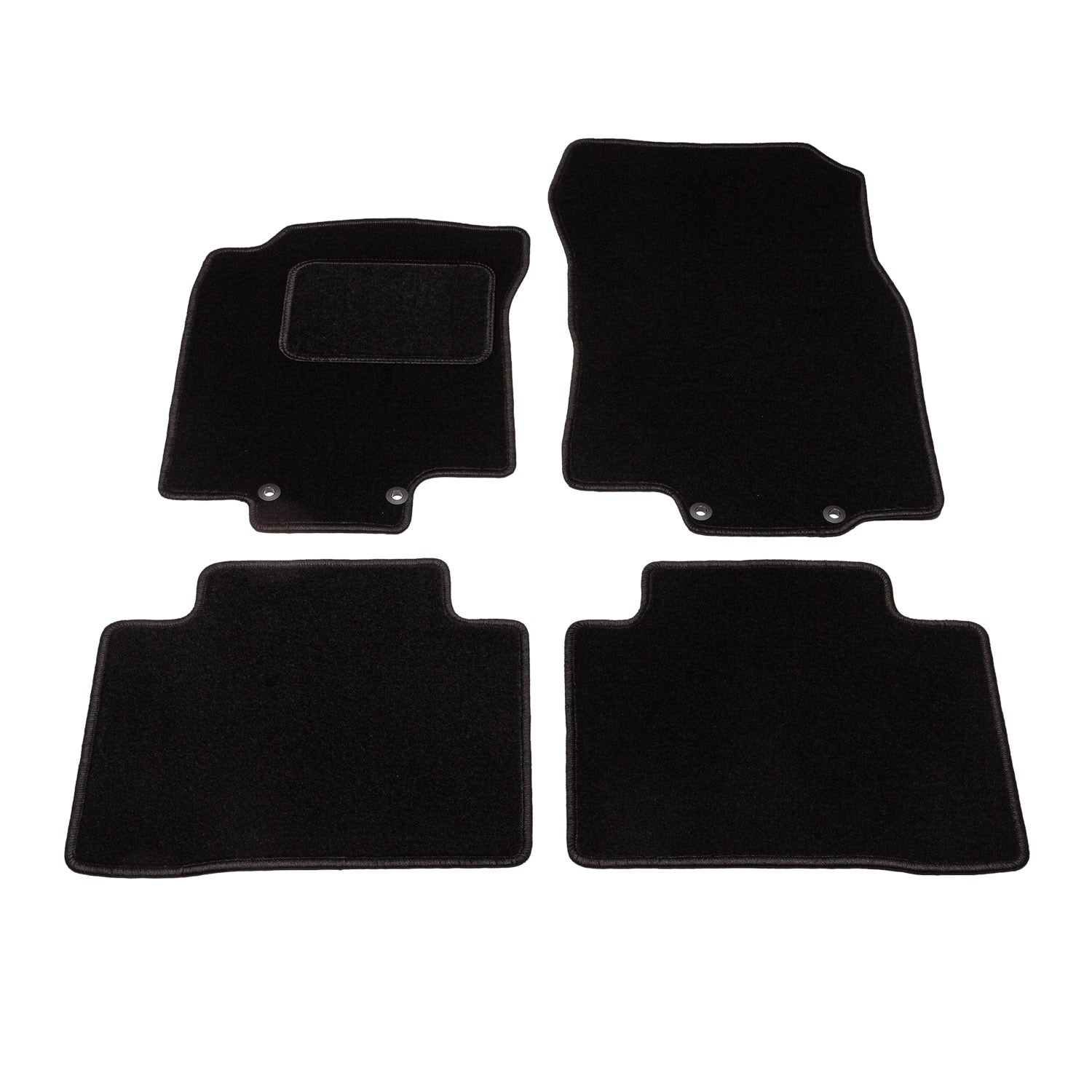 Automatten op maat - zwart stof - Renault Koleos vanaf 2016