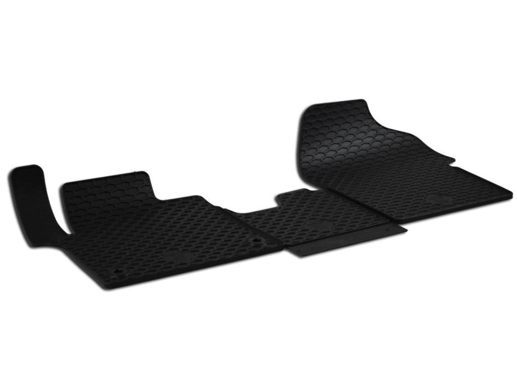 Rubber automatten voor Vivaro C, Jumpy, Space Tourer, Expert, Traveller, Proace, Proace Verso (ovaal) - Rubber - 3-delig - Alleen voor