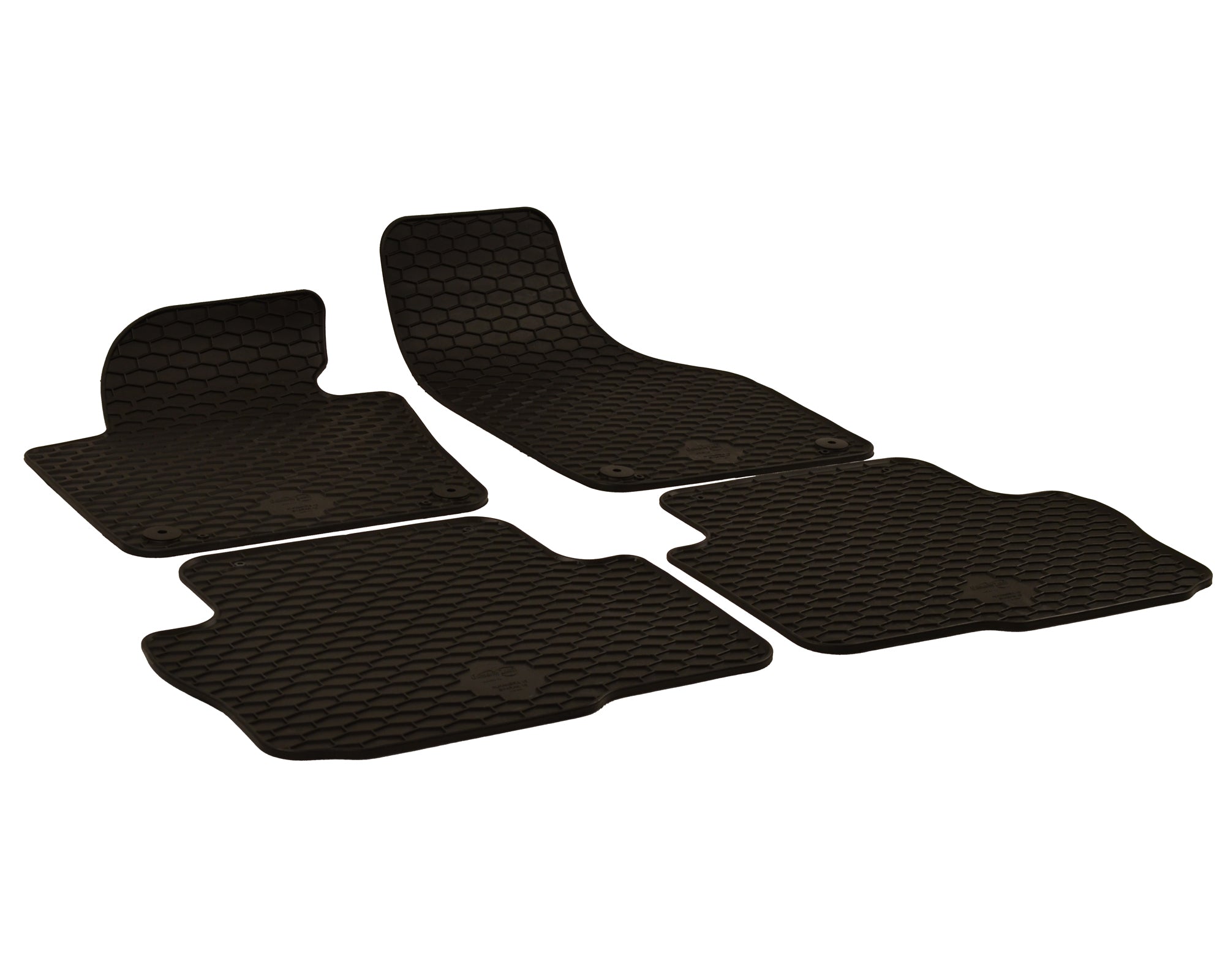 Automatten voor Seat ALHAMBRA (7N), Volkswagen Sharan (7N) (vanaf 2010-), ronde bevestiging - 4-delig - Rubber