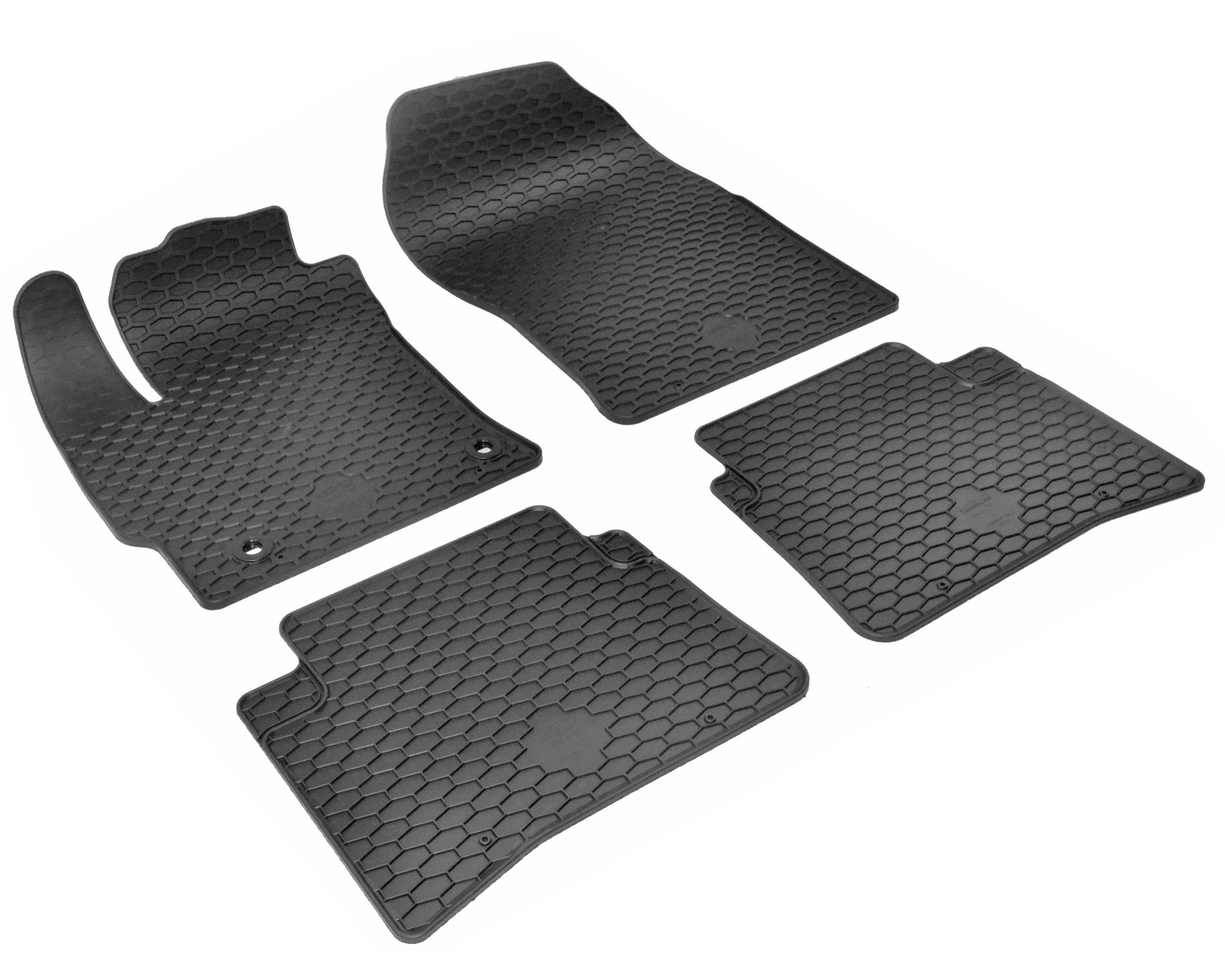 Rubber automatten voor Suzuki Swace, Toyota Corolla vanaf 2019 (ook hybrid) - Rubber - 4-delig - Complete set