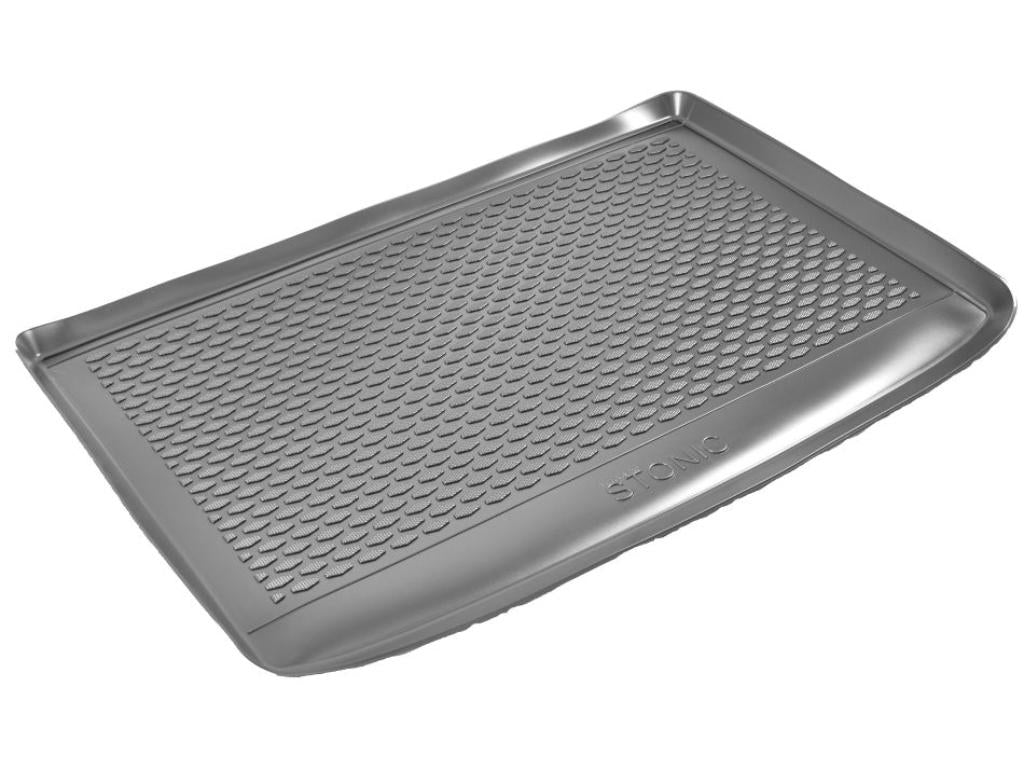 Kofferbakmat voor Kia Stonic (YB) (vanaf 2018), lage laadvloer - TPE-Rubber