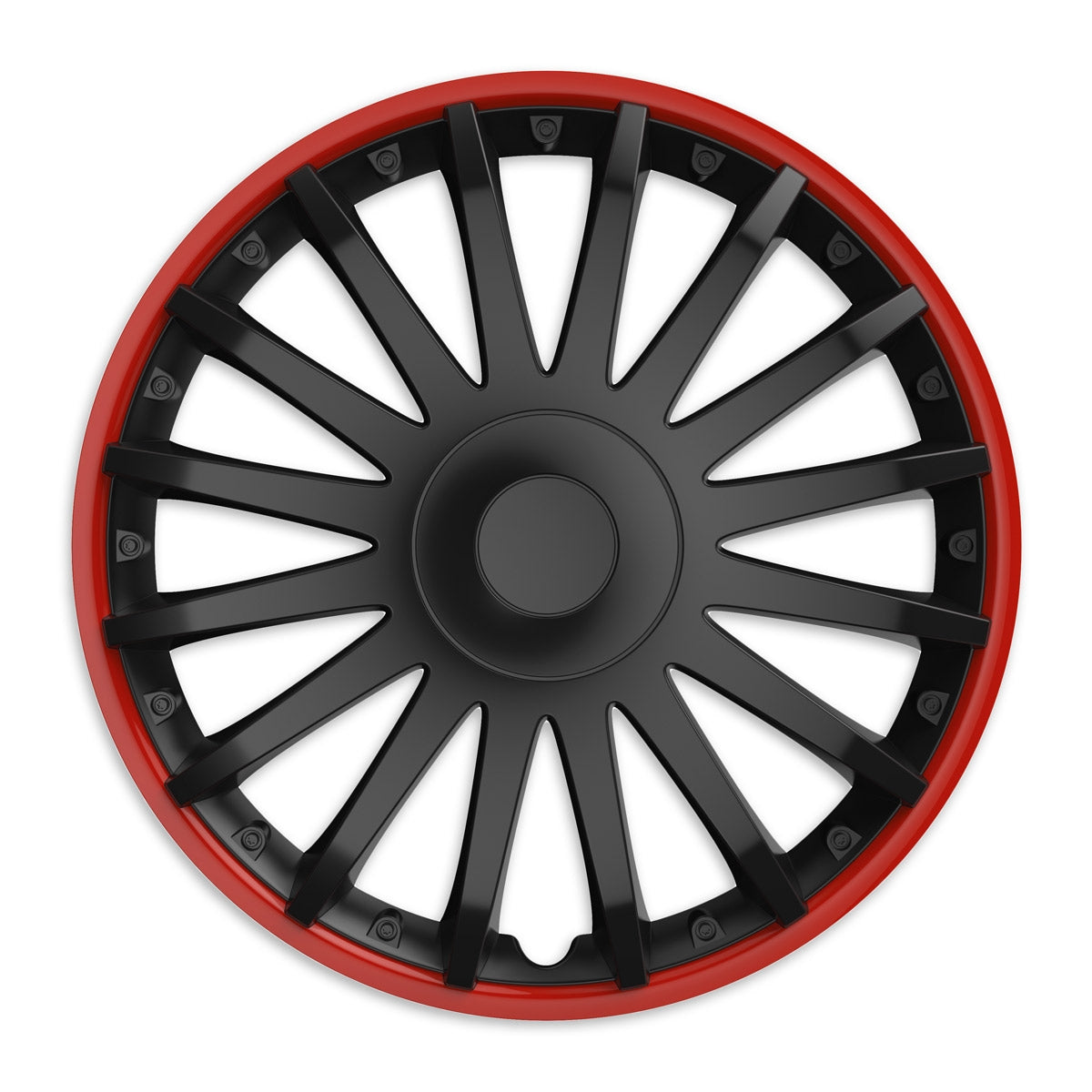 Wieldoppen Crystal RO zwart 14 inch - 4 stuks