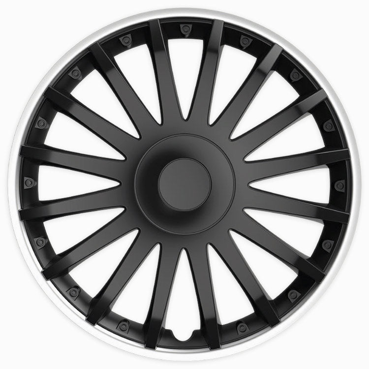 Albrecht 15 inch zwart wieldoppen voor stalen velgen - Sierwieldoppen Aruba an hoogwaardig kunststof met gelaagde coating - Duurzame wieldoppen in originele Albrecht verpakking - Made in the EU Albrecht 15 inch zwart wieldoppen voor stalen velgen - Sierwieldoppen Aruba an hoogwaardig kunststof met gelaagde coating - Duurzame wieldoppen in originele Albrecht verpakking - Made in the EU