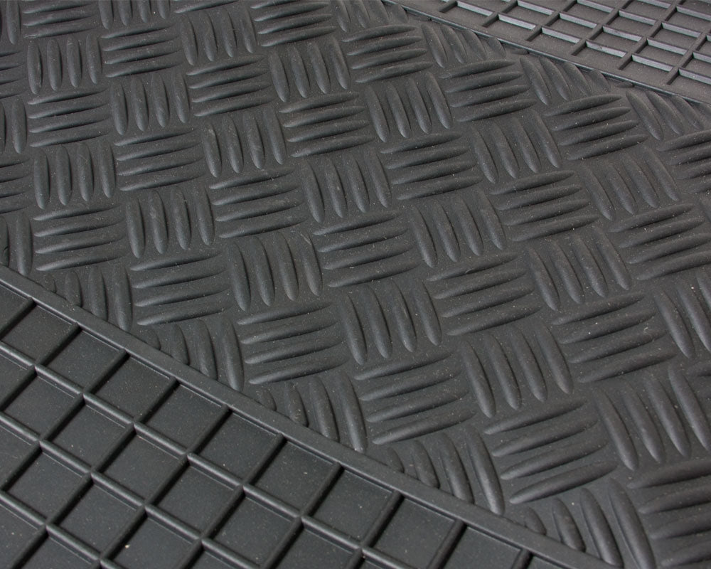 Rubber automatten voor Citroën Berlingo en Peugeot Partner (2008-2018) - Rubber - 2-delig - Alleen voor