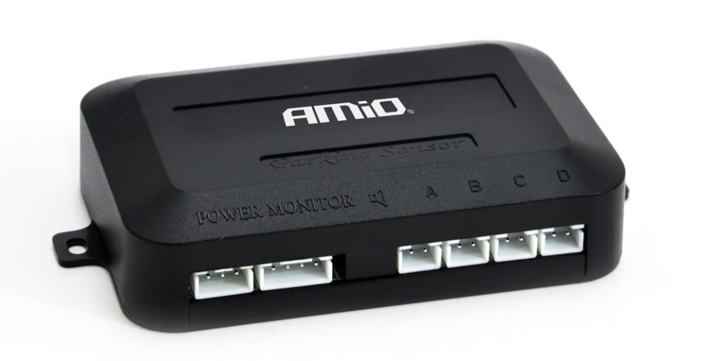 Parkeersensoren / Parkeerhulp met geluid en 8 sensoren - Zwart