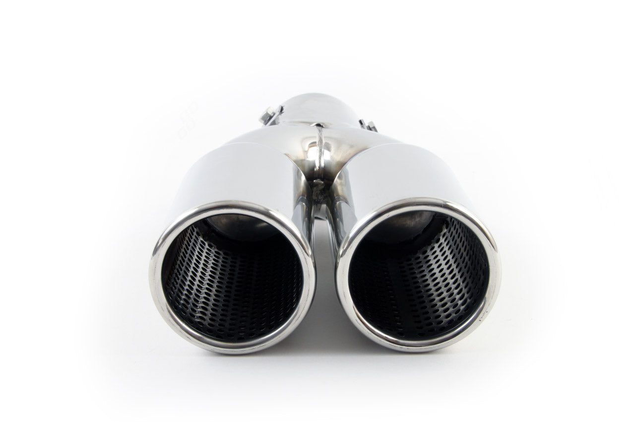 Universeel RVS sierstuk 2x63mm- MT 004