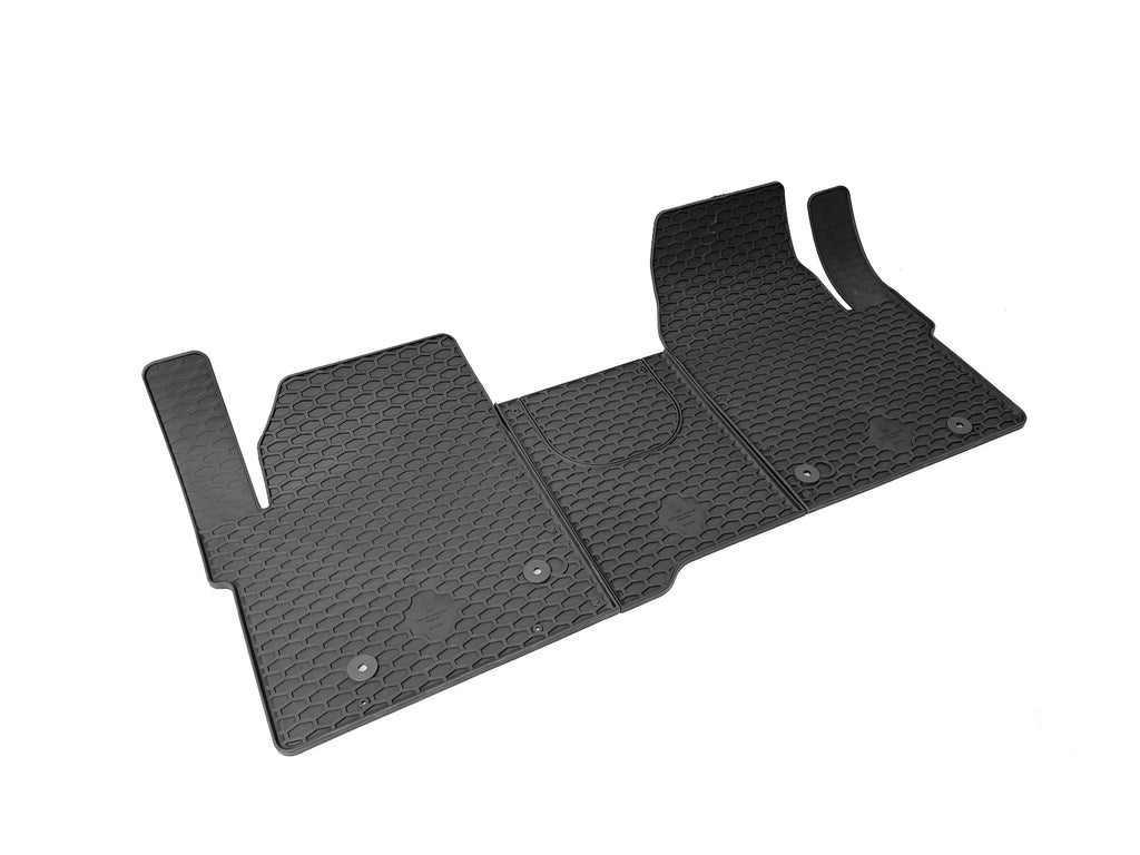 Rubber automatten voor Ford Tourneo CUSTOM en VW T7 Caravelle (2023-heden) - Rubber - 1-delig - Alleen voor