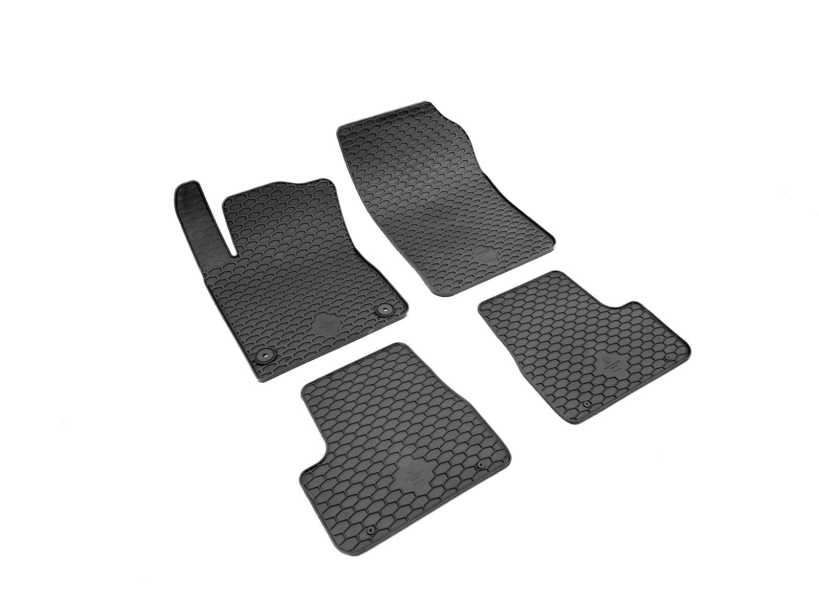 Rubber automatten voor Citroën C3 en Fiat GRANDE PANDA (2024-heden) - Rubber - 4-delig - Complete set