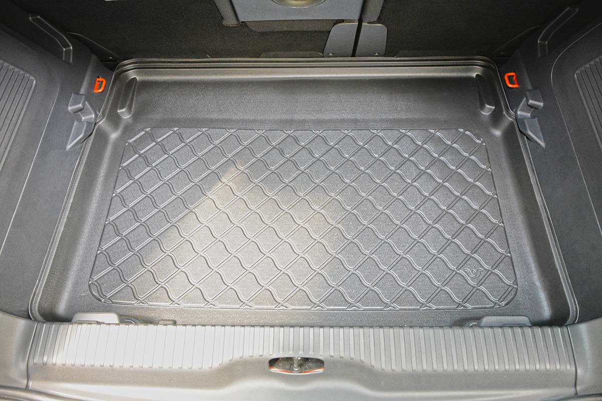 Guardliner kofferbakmat voor Citroen C3 Aircross (A88) (2017-2024), lage laadvloer en met verschuifbare achterstoelen - TPE-Rubber