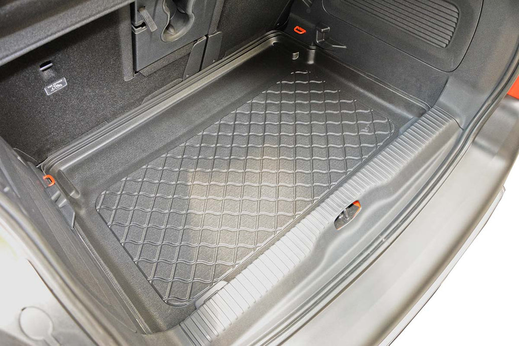 Guardliner kofferbakmat voor Citroen C3 Aircross (A88) (2017-2024), lage laadvloer en met verschuifbare achterstoelen - TPE-Rubber