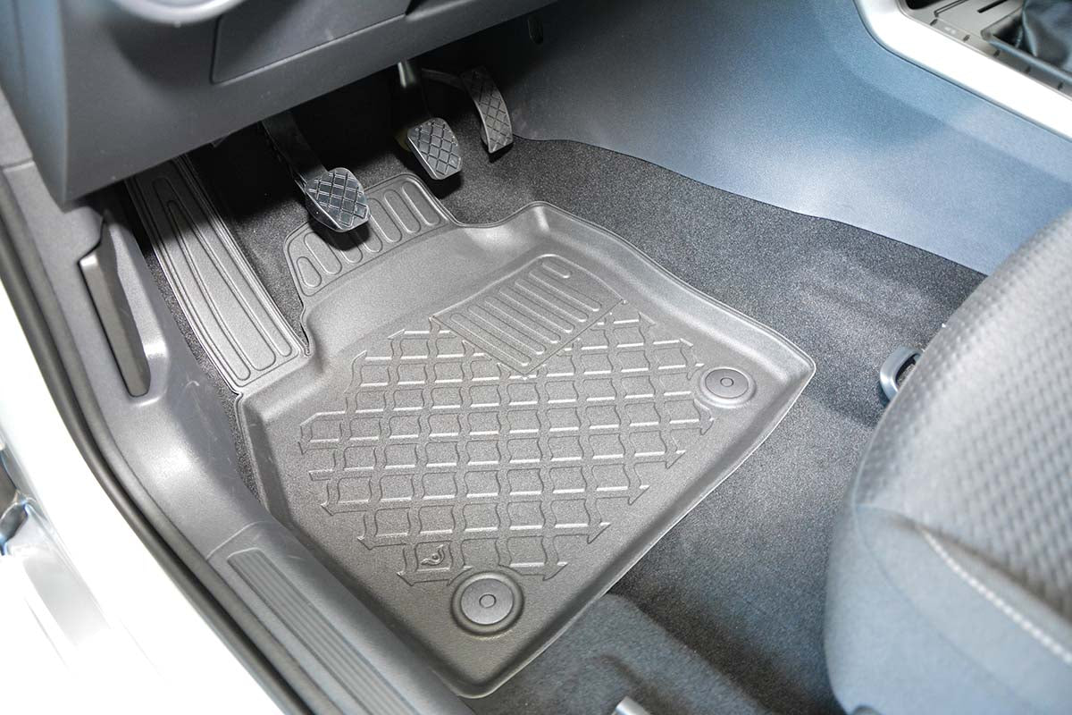 3D Automatten voor Audi A1, Seat Ibiza 6F, Arona, Skoda Fabia 4, Volkswagen Taigo en Polo 2G (vanaf 2017-) - TPE-Rubber - 4-delig
