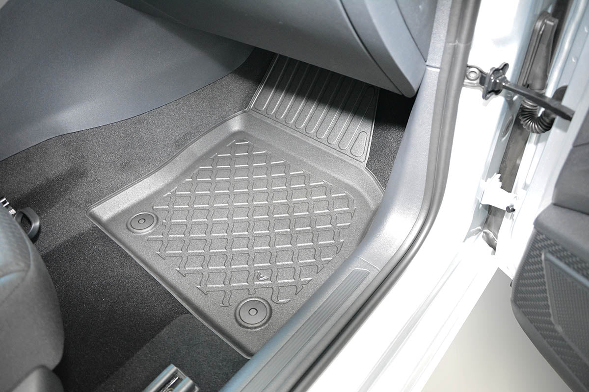 3D Automatten voor Audi A1, Seat Ibiza 6F, Arona, Skoda Fabia 4, Volkswagen Taigo en Polo 2G (vanaf 2017-) - TPE-Rubber - 4-delig
