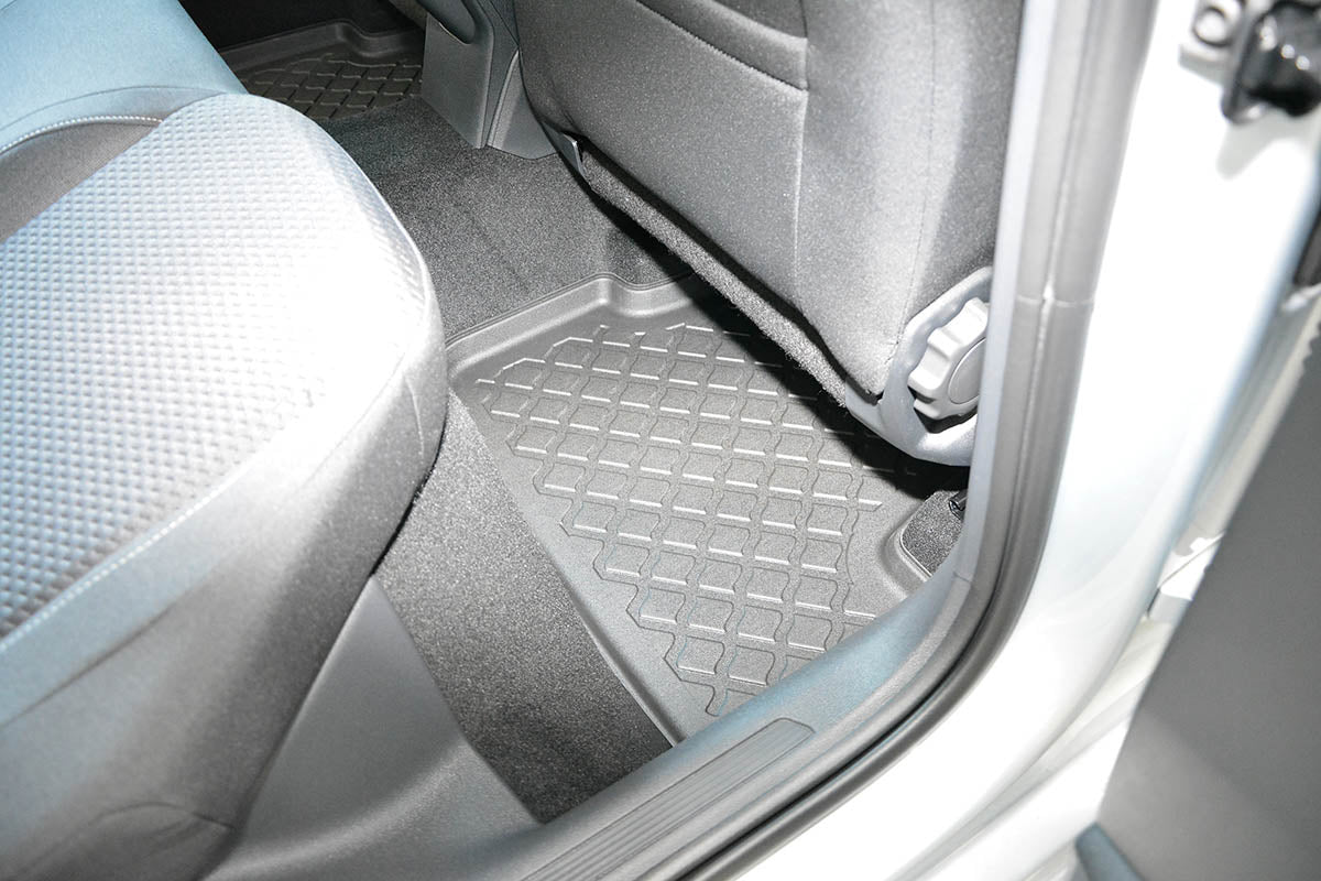 3D Automatten voor Audi A1, Seat Ibiza 6F, Arona, Skoda Fabia 4, Volkswagen Taigo en Polo 2G (vanaf 2017-) - TPE-Rubber - 4-delig