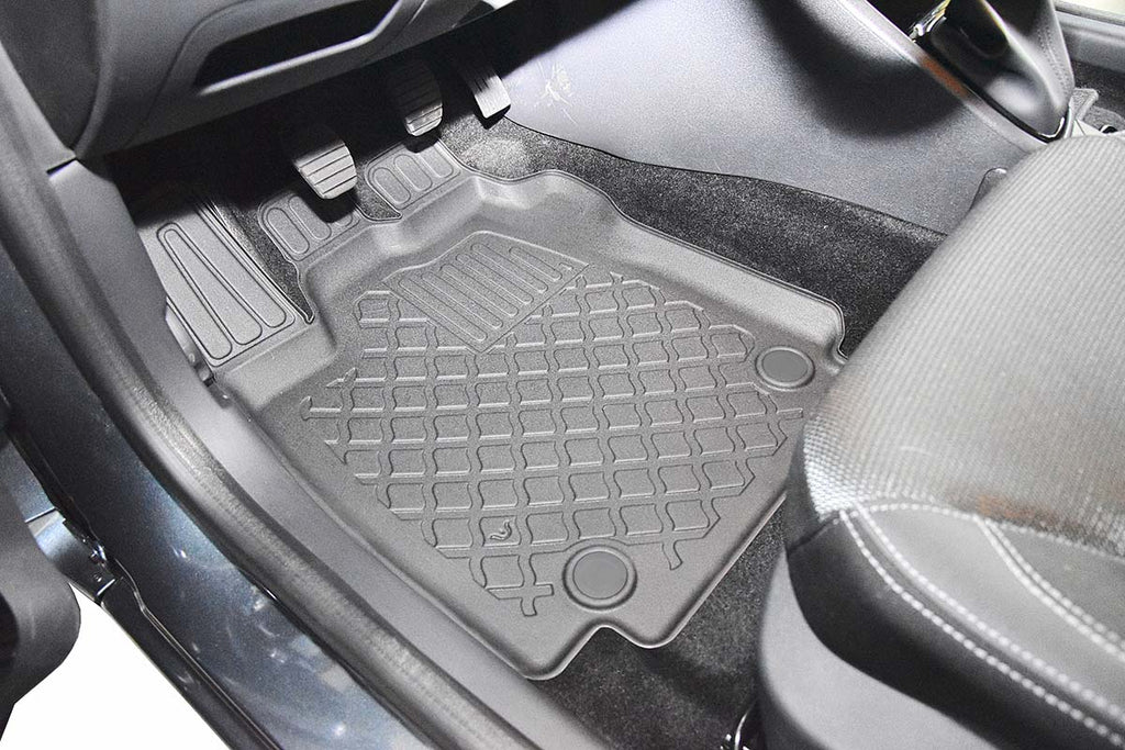 3D Automatten voor Renault Clio 4 (X98) (vanaf 2012-) - TPE-Rubber - 4-delig