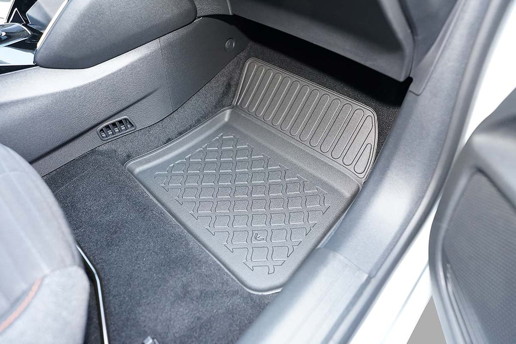 3D Automatten voor Opel Corsa-e, Mokka-e en Peugeot e-208 (vanaf 2020) (electric) - TPE-Rubber - 4-delig