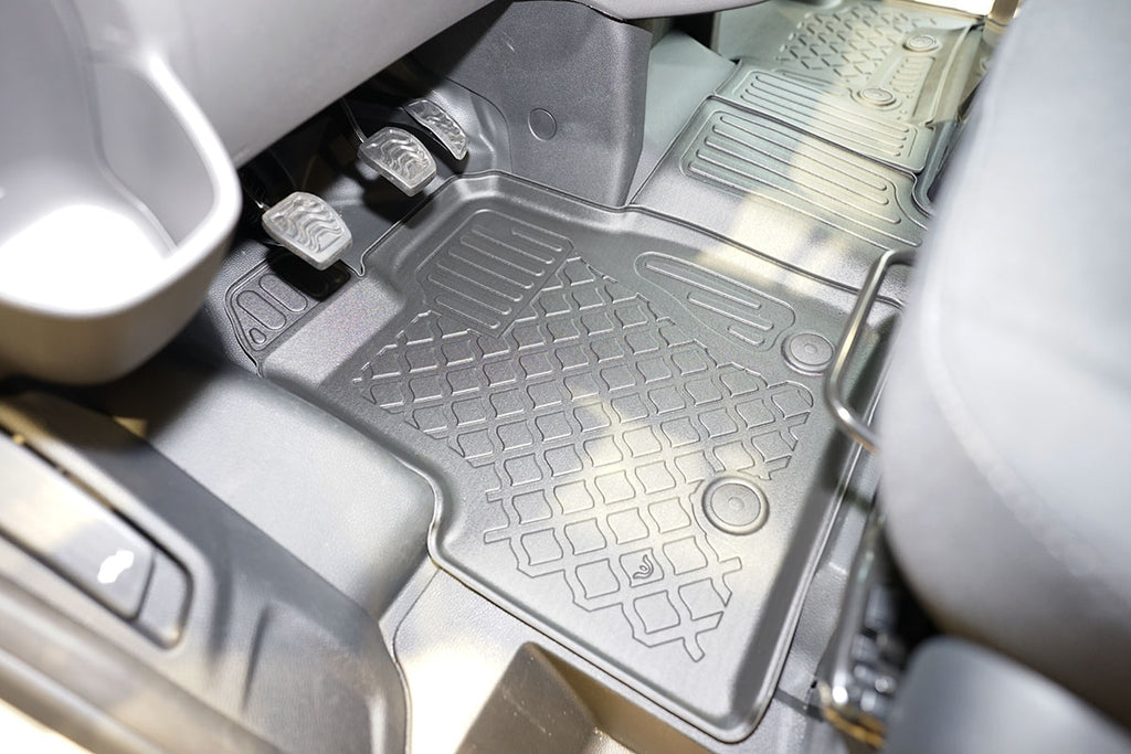3D Automatten voor Ford Transit Custom (2013-2023), Handschakel - TPE-Rubber - 2-delig