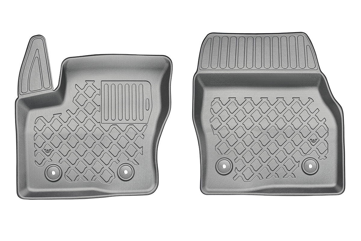 3D Automatten voor Ford Transit Connect 2 (2014-2023), 2/3-zits - TPE-Rubber - 2-delig
