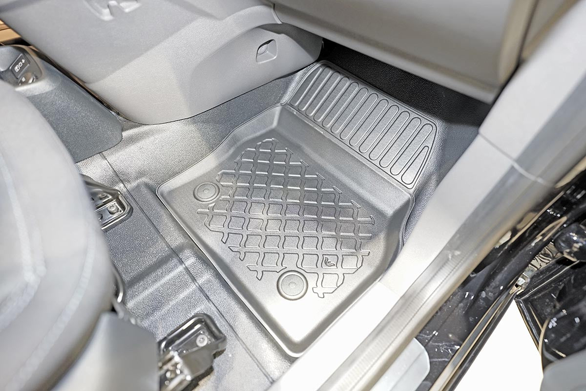 3D Automatten voor Ford Transit Connect 2 (2014-2023), 2/3-zits - TPE-Rubber - 2-delig