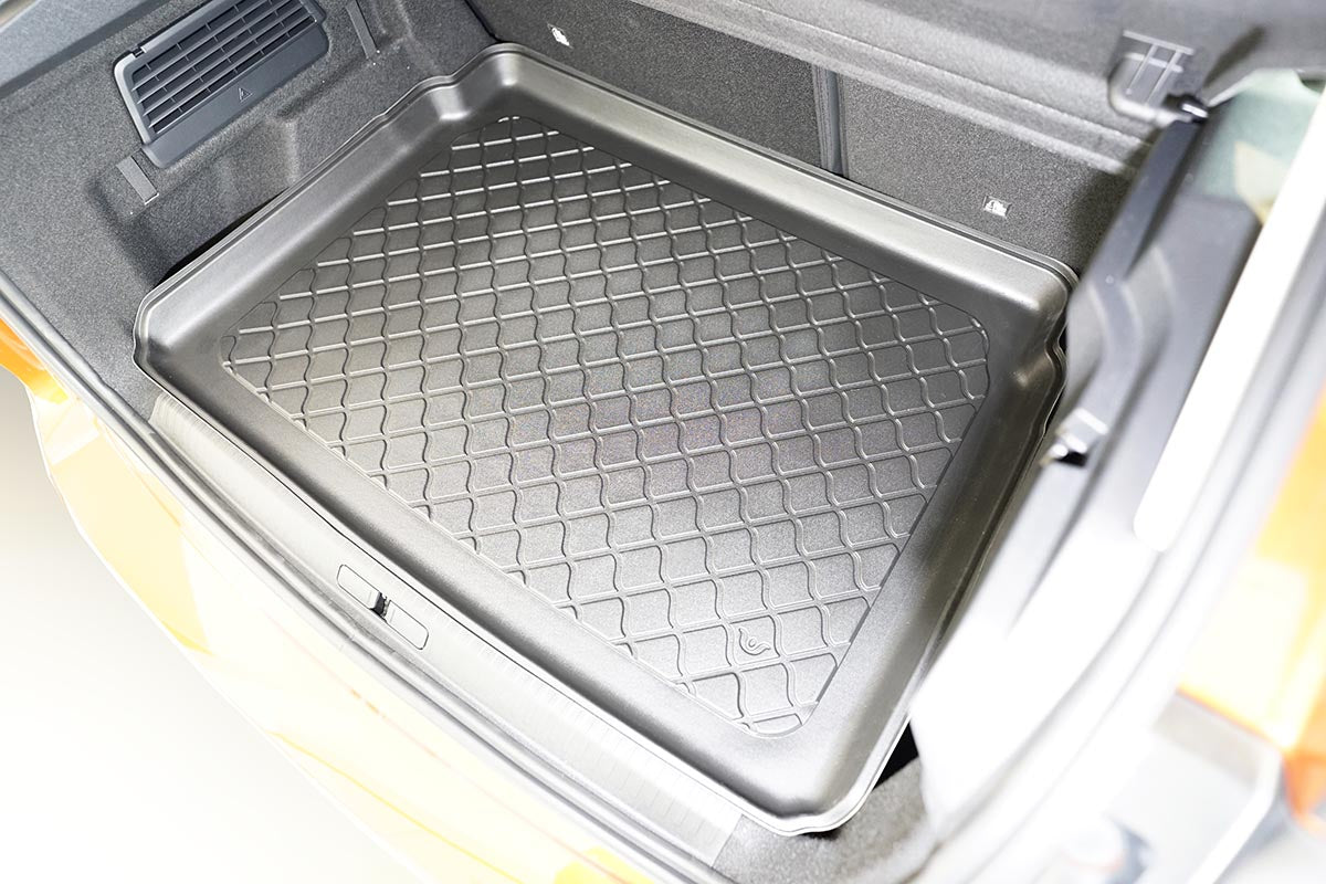 Guardliner kofferbakmat voor Citroen C4, E-C4 (elektrisch) (vanaf 12.2020), hoge laadvloer - TPE-Rubber