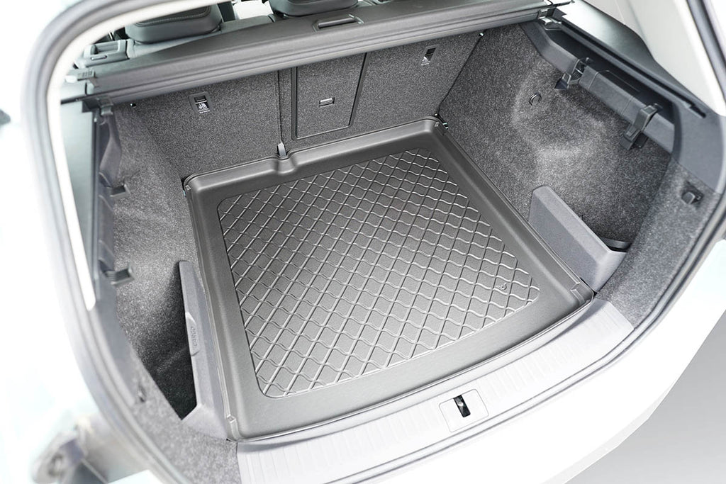 Guardliner kofferbakmat voor Skoda Enyaq iV (ook Coupe) vanaf 2021- (ook facelift na 2025), lage laadvloer - TPE-Rubber